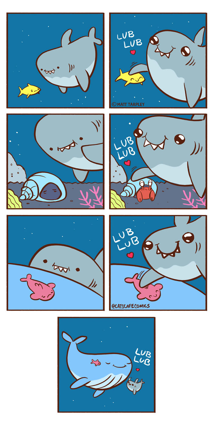 32 Wholesome Comics By Cat's Cafe That Will Brighten Your Day.