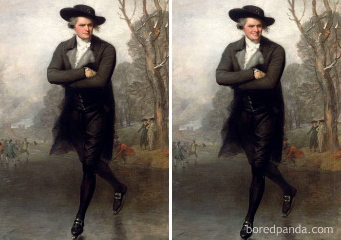 The Skater By Gilbert Stuart