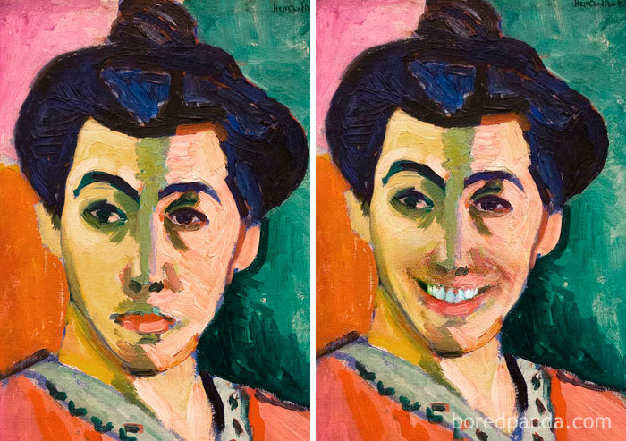 The Green Line By Henri Matisse