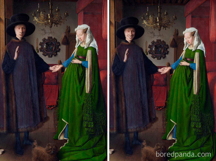 Arnolfini Portrait By Jan Van Eyck