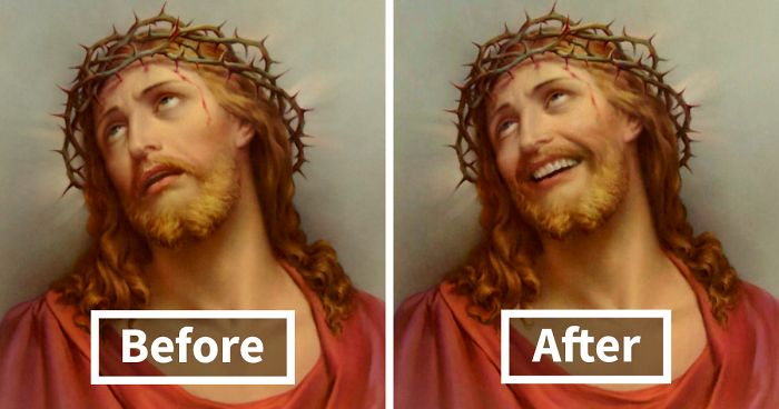 We Re-Imagined These 30 Famous Portraits With A Smile And It’s HilariousWe Re-Imagined These 30 Famous Portraits With A Smile And It’s Hilarious