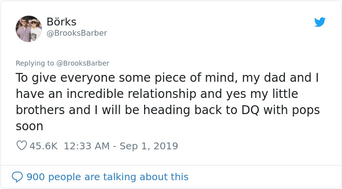 Once A Week This Dad And His Three Sons Used To Visit DQ As A Tradition, But Now He's There Alone Once A Week This Dad And His Three Sons Used To Visit DQ As A Tradition, But Now He's There Alone