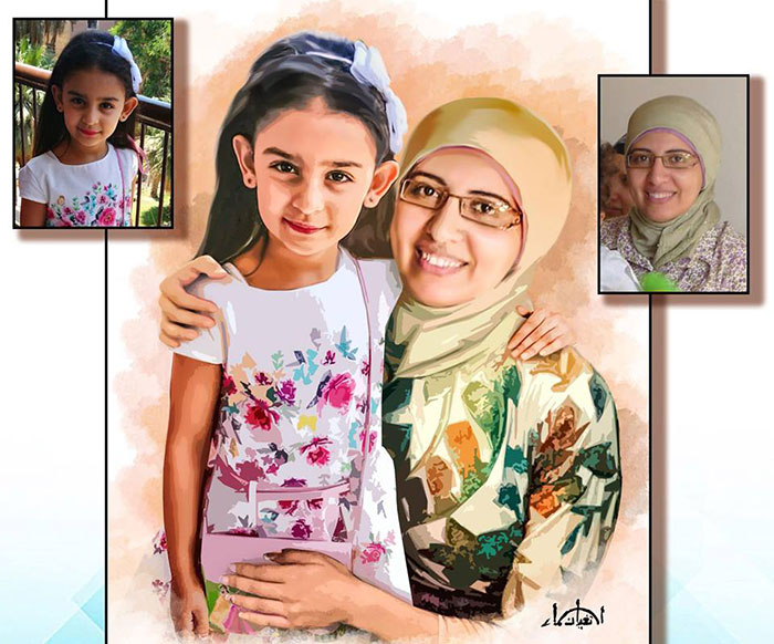 Her Mother Died When She Was 3 Months Old And They Don't Have A Picture Together So This Artist Made This For Her