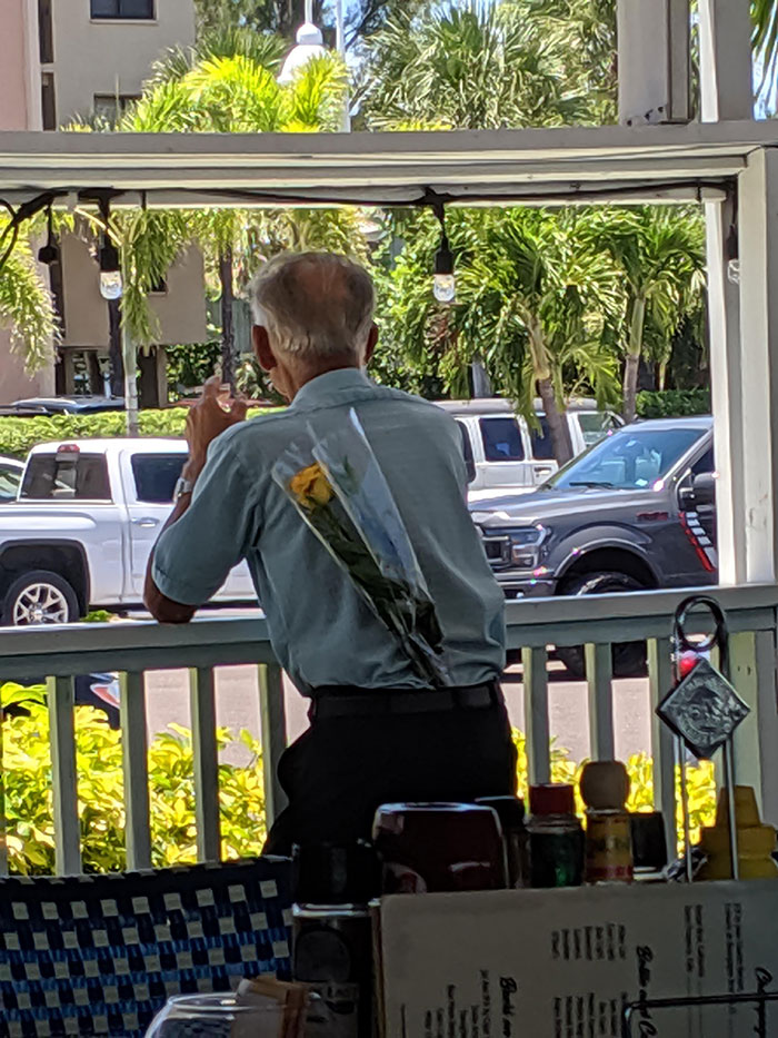 He's Waiting To Surprise Someone