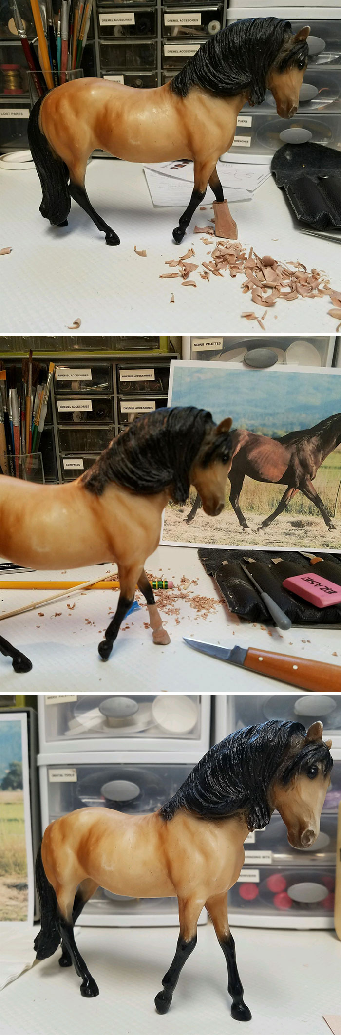 My 72-Year-Old Father Repaired The Broken Hoof Of His Granddaughter's Favorite Horse. Good As New