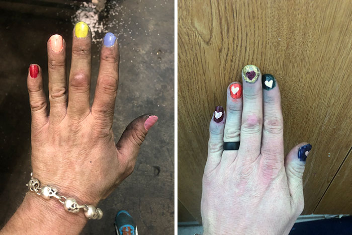 I Am A Single Father And A Dirty Mechanic But Every Weekend I Have My Girls They Paint My Fingernails