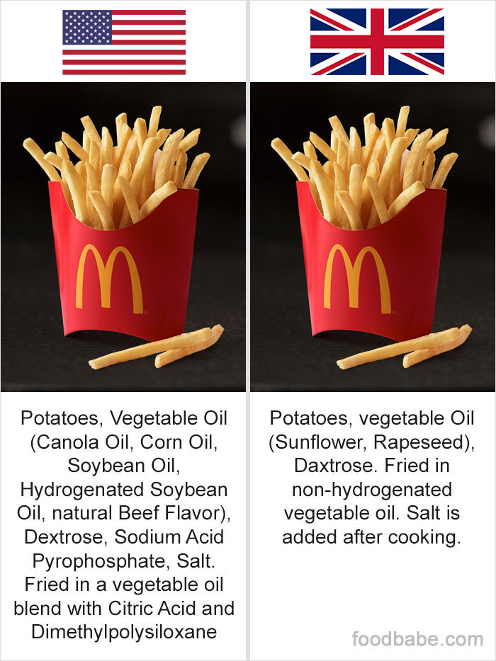 This Woman Wrote Down Lists Of Ingredients Of US And UK Products, And The Difference Is Disturbing This Woman Wrote Down Lists Of Ingredients Of US And UK Products, And The Difference Is Disturbing