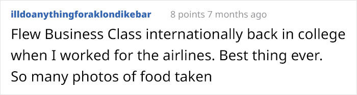 Person Can't Believe The Difference Between Economy And Business Class After Getting Randomly Upgraded To Business Class Person Can't Believe The Difference Between Economy And Business Class After Getting Randomly Upgraded To Business Class