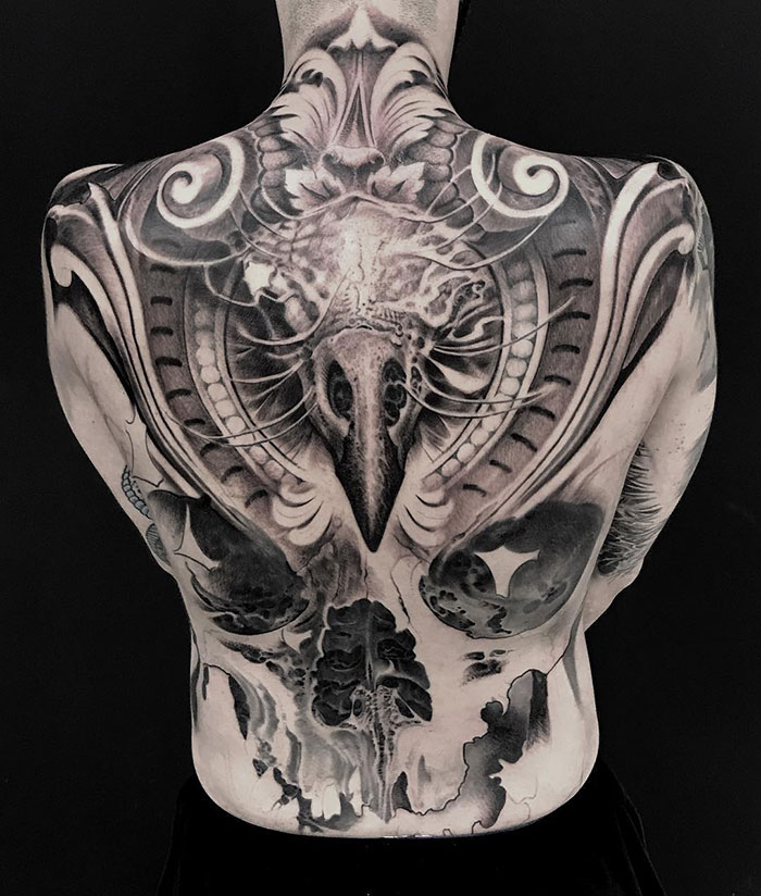 Progress On This Back Piece