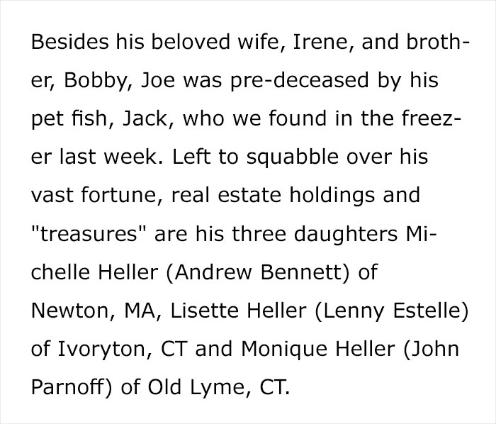 People Are Laughing At The Hilariously Savage Obituary Of An 82-Year-Old Prankster Written By His Family