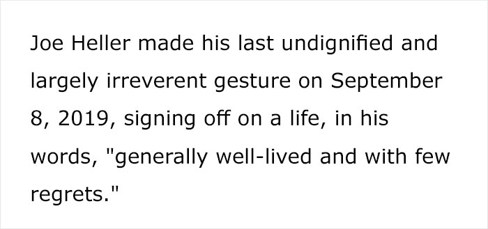 People Are Laughing At The Hilariously Savage Obituary Of An 82-Year-Old Prankster Written By His Family