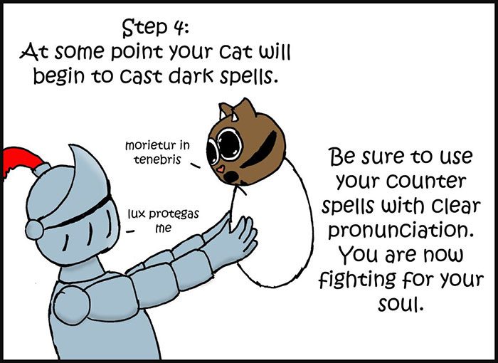 10-Step Guide Goes To Absurd Lengths Explaining How To Make A Cat Take A Pill, And It's Hilarious 10-Step Guide Goes To Absurd Lengths Explaining How To Make A Cat Take A Pill, And It's Hilarious