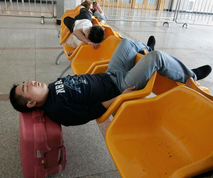 Sometimes You Need To Get Really Creative To Get Some Sleep, Right?