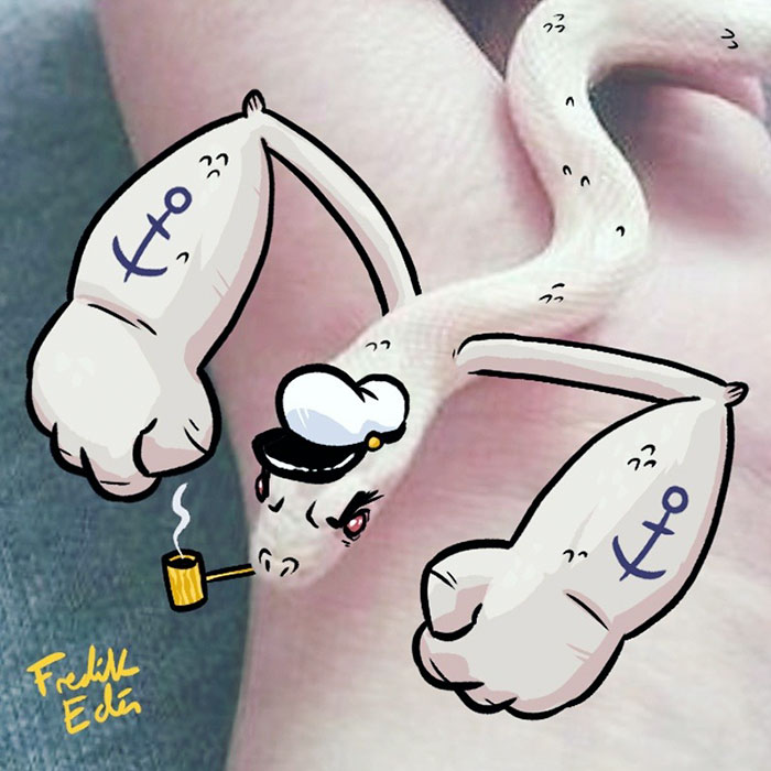 It’s Popeye The Snailor Man!