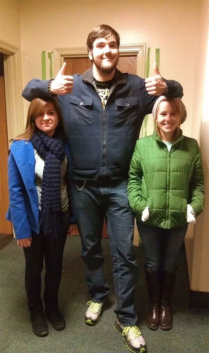 Advantages To Being Tall: Short People Are Arm Rests