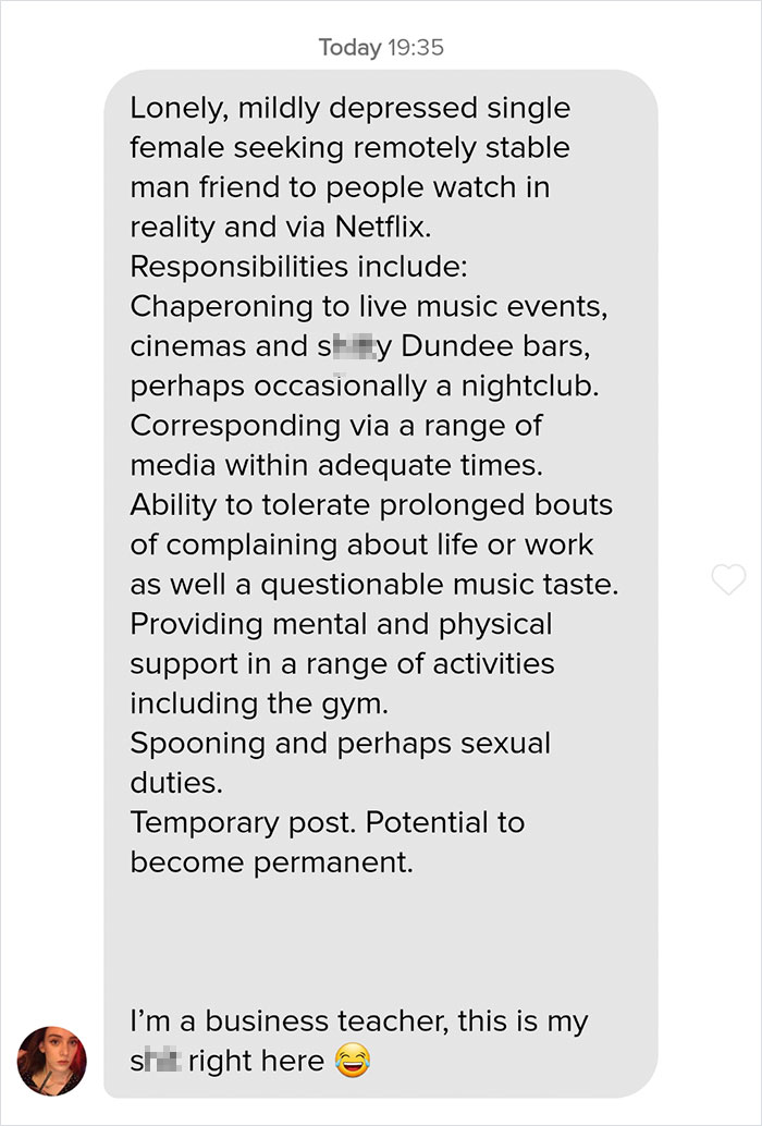 Guy Sends A 'Cover Letter' To His Tinder Match Who's A Business Teacher, Completely Nails It Guy Sends A 'Cover Letter' To His Tinder Match Who's A Business Teacher, Completely Nails It