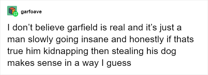 Someone Shows That Garfield Has A Dark Side By Pointing Out That Jon Possibly Killed Odie's Former Owner Someone Shows That Garfield Has A Dark Side By Pointing Out That Jon Possibly Killed Odie's Former Owner