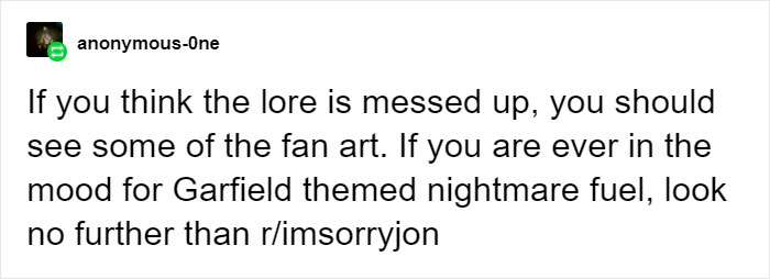 Someone Shows That Garfield Has A Dark Side By Pointing Out That Jon Possibly Killed Odie's Former Owner