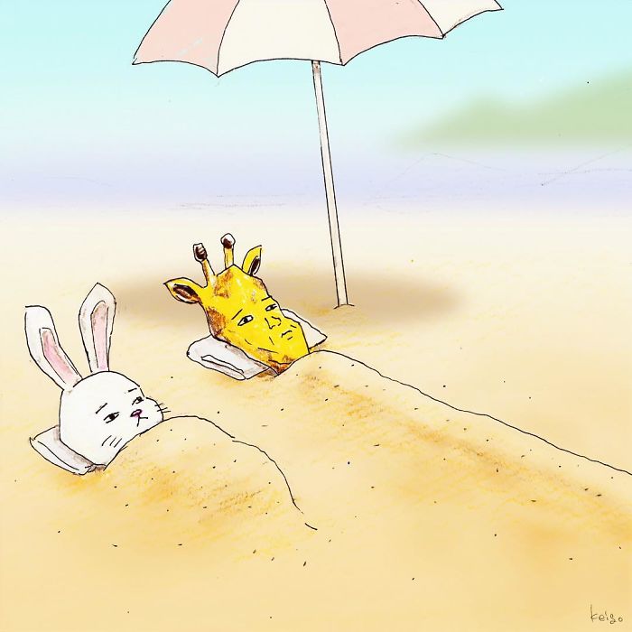Giraffe-Life-Problems-Illustrations-Keigo