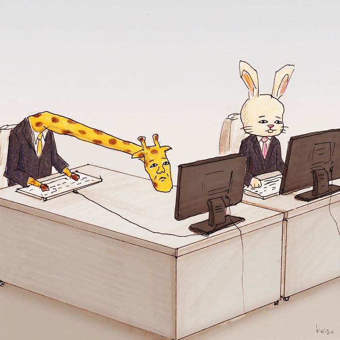 Giraffe-Life-Problems-Illustrations-Keigo