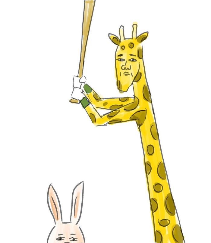Giraffe-Life-Problems-Illustrations-Keigo