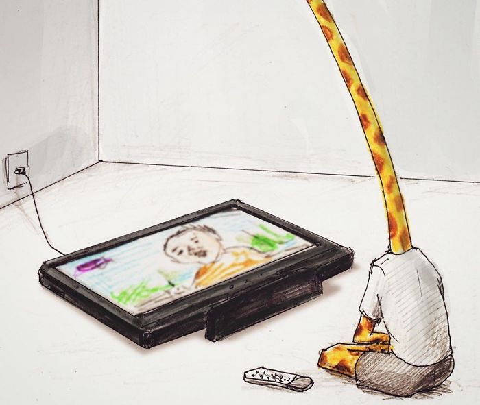 Giraffe-Life-Problems-Illustrations-Keigo