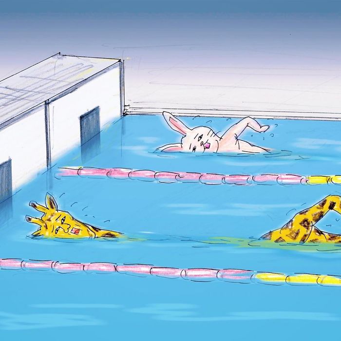 Giraffe-Life-Problems-Illustrations-Keigo