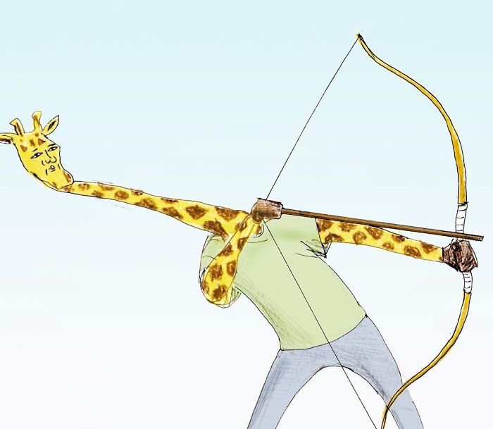 Giraffe-Life-Problems-Illustrations-Keigo