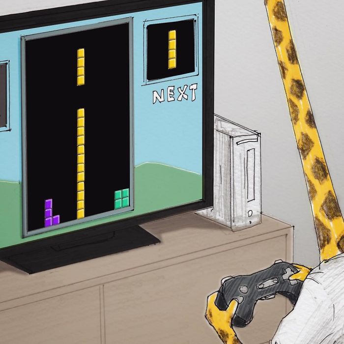 Giraffe-Life-Problems-Illustrations-Keigo