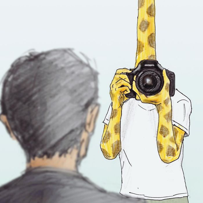 Giraffe-Life-Problems-Illustrations-Keigo