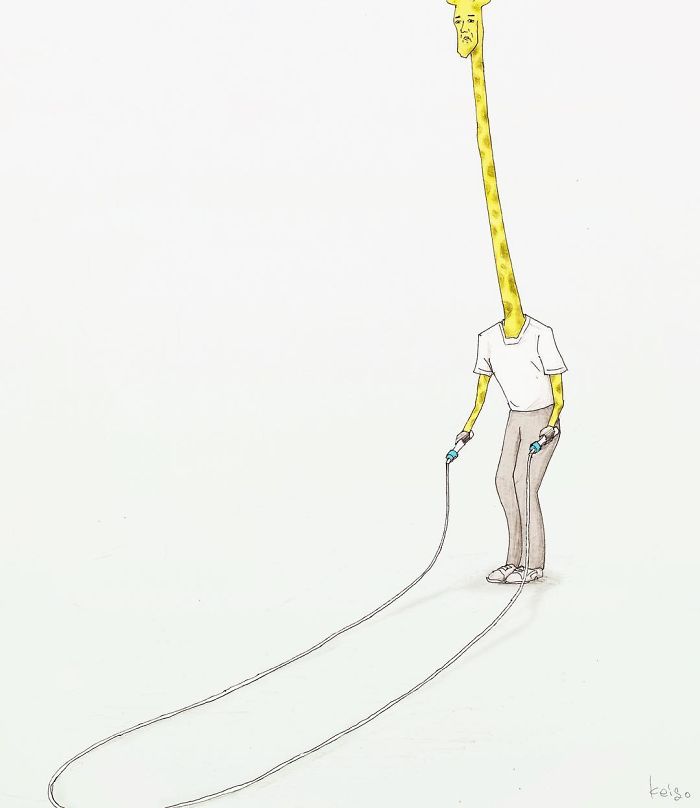 Giraffe-Life-Problems-Illustrations-Keigo
