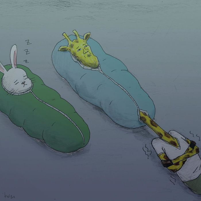 Giraffe-Life-Problems-Illustrations-Keigo