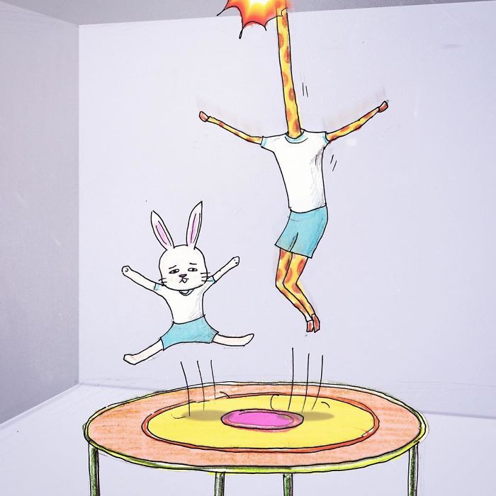 Giraffe-Life-Problems-Illustrations-Keigo