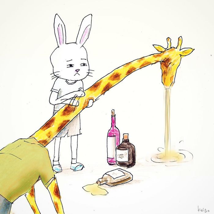 Giraffe-Life-Problems-Illustrations-Keigo