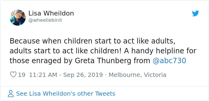 Satirical Hotline For People Angry At Children Exists And Greta Thunberg Herself Approves