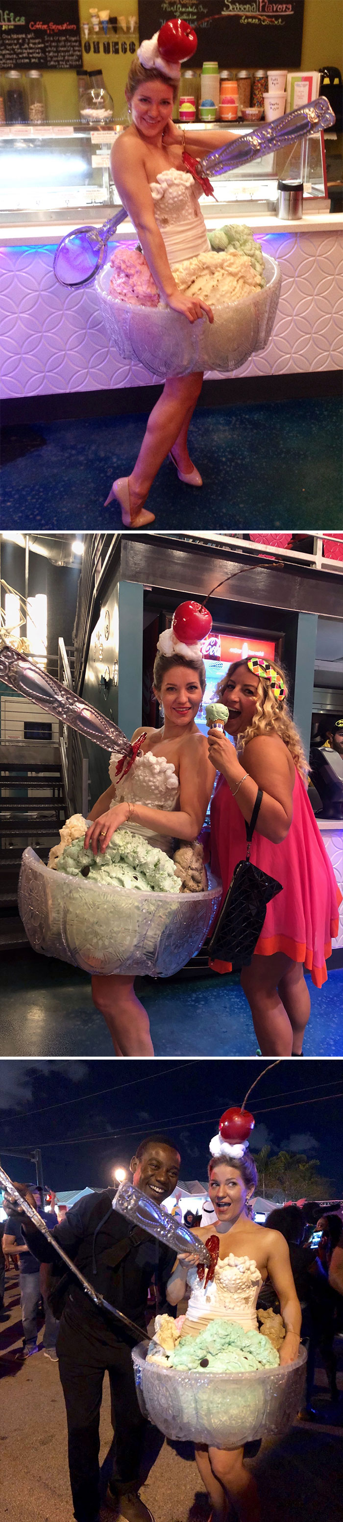 I Made An "I Scream Sundae" Costume For Halloween This Year