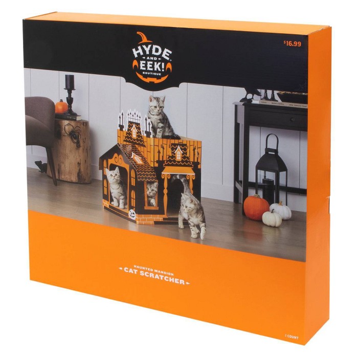 Target Sells Mini Haunted Houses For Cats And They're Purrfect For Halloween Target Sells Mini Haunted Houses For Cats And They're Purrfect For Halloween