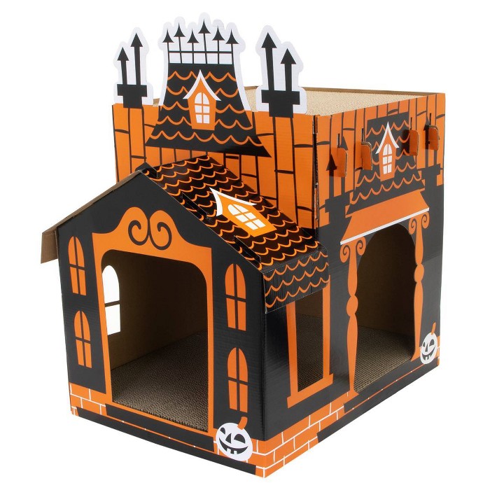 Target Sells Mini Haunted Houses For Cats And They're Purrfect For Halloween Target Sells Mini Haunted Houses For Cats And They're Purrfect For Halloween