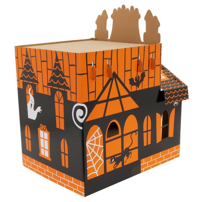 Target Sells Mini Haunted Houses For Cats And They're Purrfect For Halloween Target Sells Mini Haunted Houses For Cats And They're Purrfect For Halloween