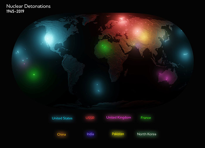 I Show Every Nuclear Explosion That Has Happened Since 1945 (10 Pics)