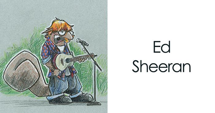 I Imagine Famous Musical Personalities As Squirrels (39 Pics)