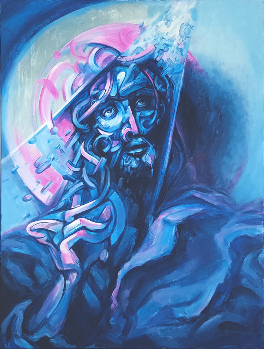 I Turned Pop Artists Into Religious Icons, Do You Recognize Them?