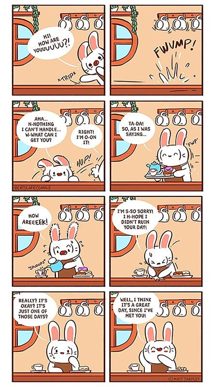 32 Wholesome Comics By Cat's Cafe That Will Brighten Your Day.