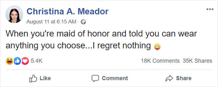 Maid Of Honor Crashes Her Sister's Wedding Dressed Up As A T-Rex Maid Of Honor Crashes Her Sister's Wedding Dressed Up As A T-Rex
