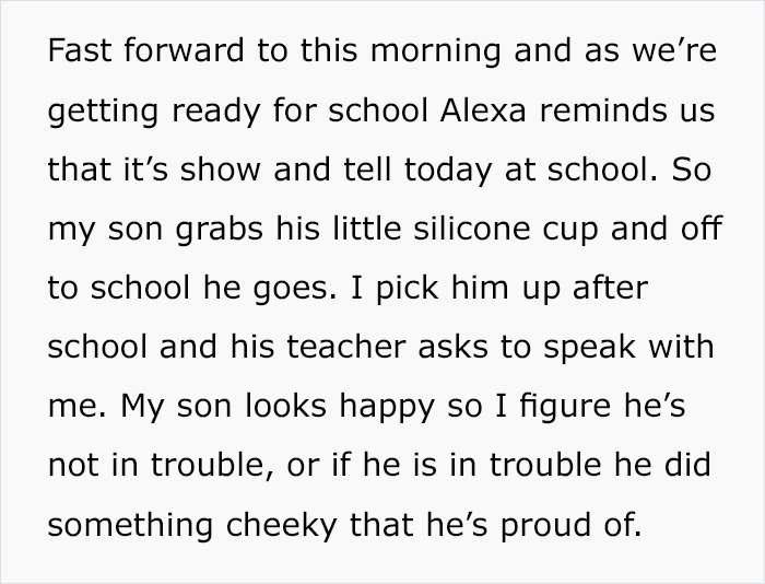 Dad Doesn't Know What A Menstrual Cup Is, Lets Son Take It To School For Show And Tell Dad Doesn't Know What A Menstrual Cup Is, Lets Son Take It To School For Show And Tell