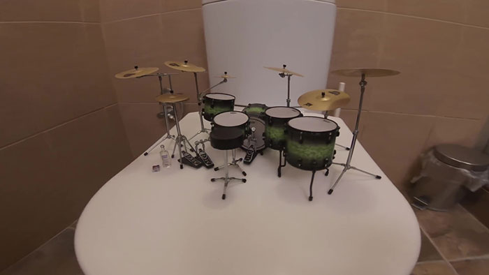 This Guy Plays System Of A Down's 'Toxicity' On A Miniature Drum Kit And It Rocks