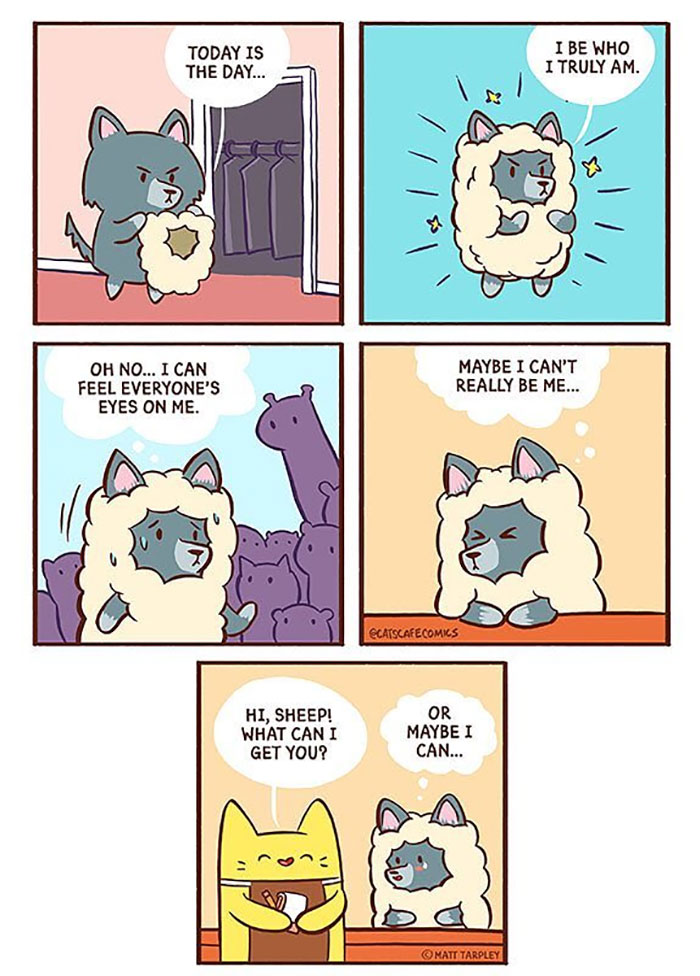 32 Wholesome Comics By Cat's Cafe That Will Brighten Your Day.