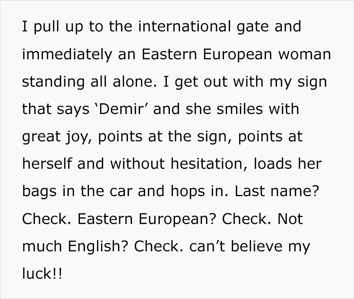 Guy Picks Up The Wrong Lady From The Airport, She Assumes She's Being Kidnapped Mid-Trip And Calls The Cops