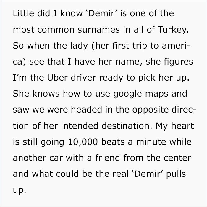 Guy Picks Up The Wrong Lady From The Airport, She Assumes She's Being Kidnapped Mid-Trip And Calls The Cops