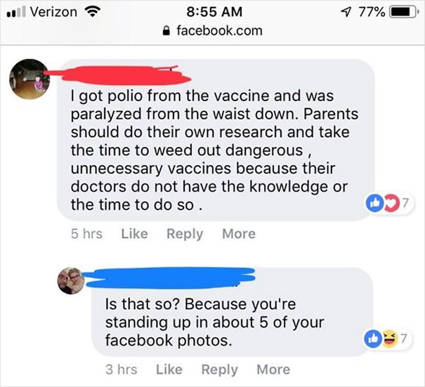 An Anti-Vaxx Double Whammy!